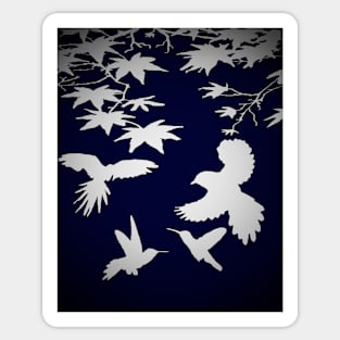 Birds and nature Sticker